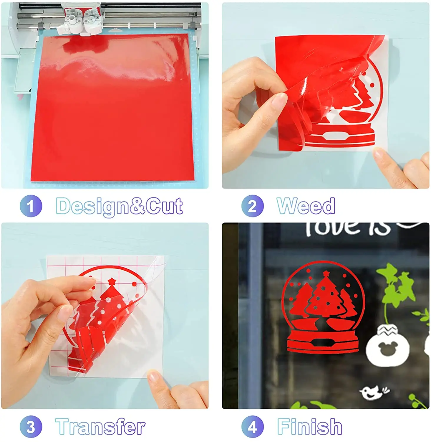 قوس قزح الشيكات لاصق الحرف الفينيل 10 ألوان متنوعة جعل الرسومات علامة DIY بها بنفسك كرت هدية مهرجان ديكور المنزل لقطع