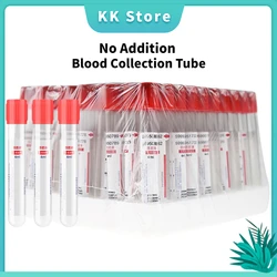 50pcs/lot vacuum Blood Collection Tube Medical Lab Consumables  10ml Plain Tube Sterile Blood Test Tubes No Additives  PRF Tube