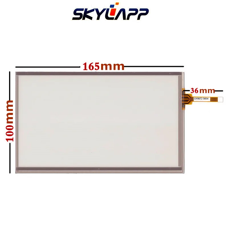 

New 7''Inch Touch Screen For Hsd070idw1-d00 e11 e13 At070tn92 94 TouchPanel Glass 165mm*100mm Handwritten Panel Free Shipping