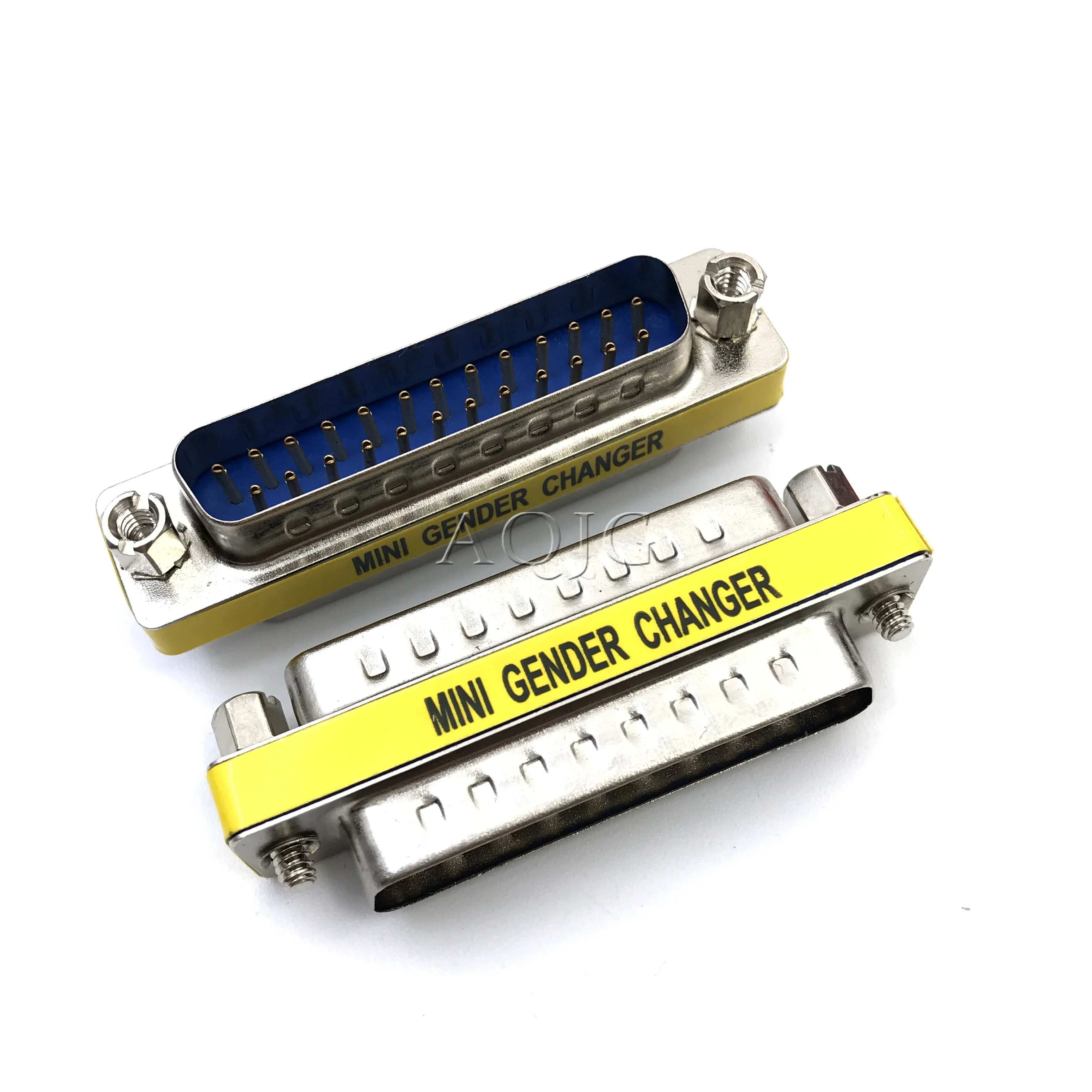 DB25 25pin female to female/male to male RS232 serial port com CONNECTOR Mini Gender Changer adapter Male female