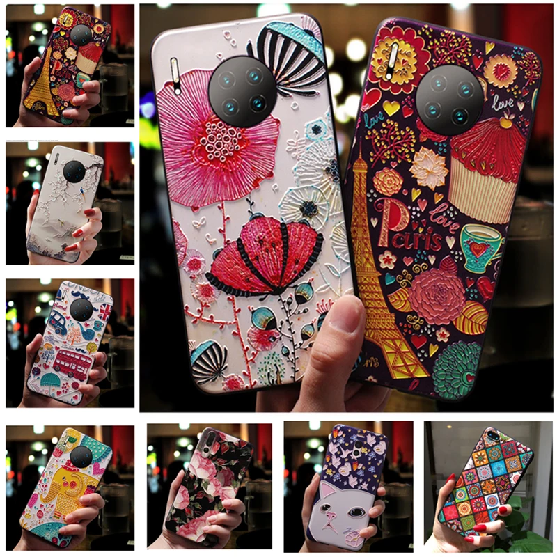 For Nokia 3.4 Case Floral Relief Soft Silicone Back Cover For Nokia 5.4 2.4 6.2 7.2 5.3 8.3 G10 G20 G50 5G Phone Cases Fundas