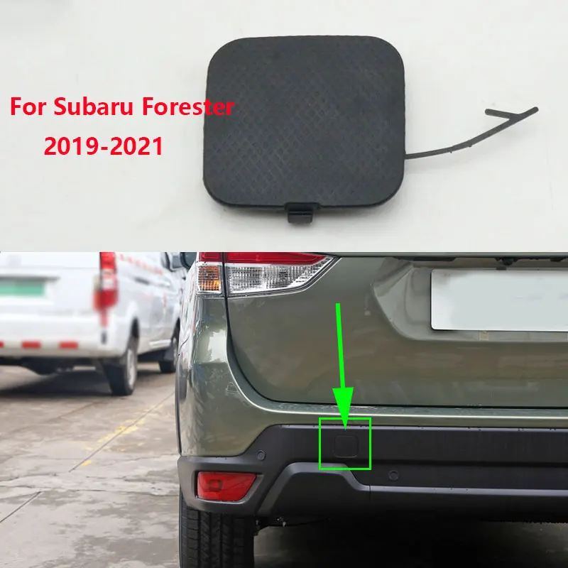 Car Rear Bumper Tow Hook Cover Trailer Eye Cap Lid For Subaru Forester 2019 2020 2021