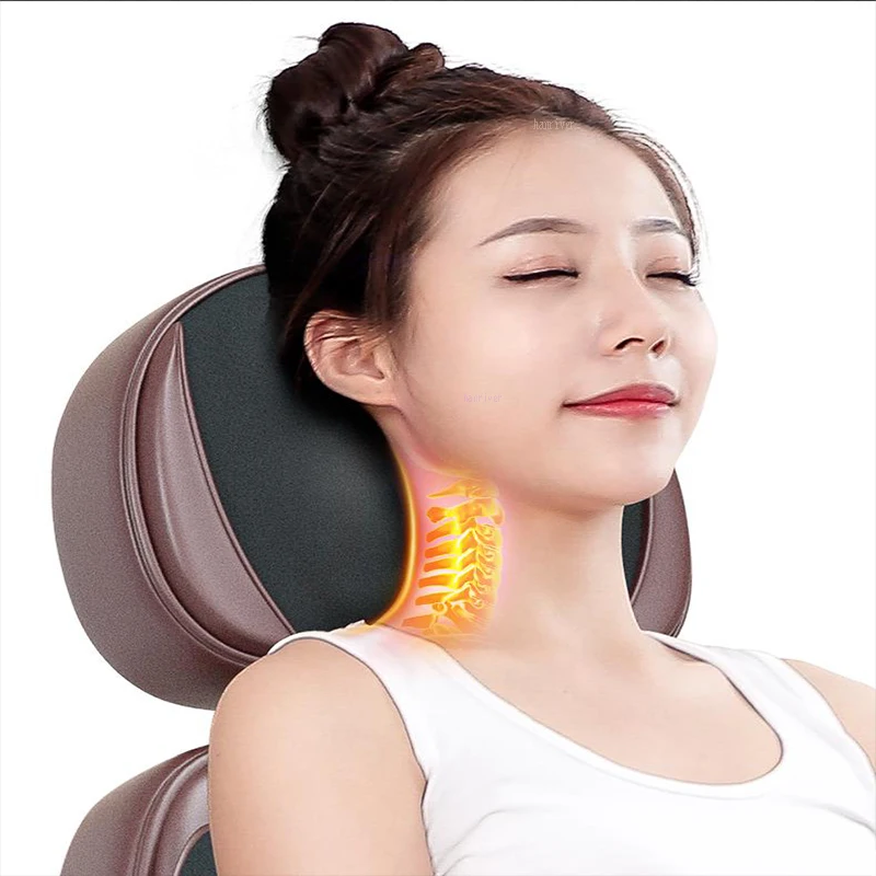 Massager full-body multi-function massage pad shoulder, neck, waist, back, cervical vertebra instrument, massage cushion for lea