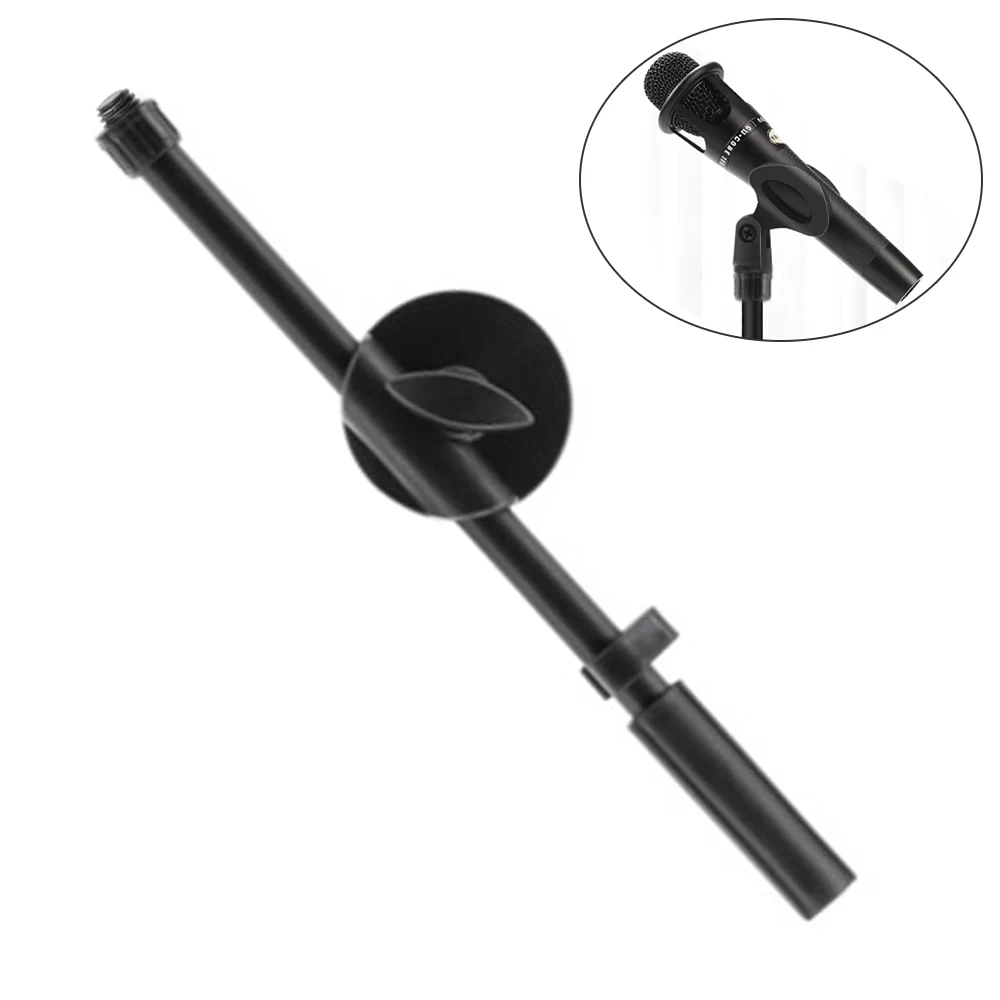 

Rotation Microphone Crossbar Stand Tripod Pole with /8 Screw Holde Microphone Bracket Accessorries for Live telecast Photograph