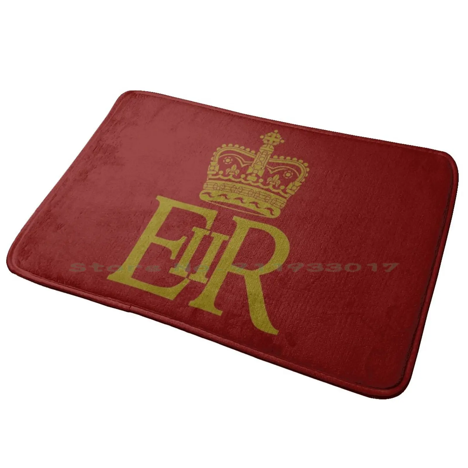 The Royal Cypher Of Queen Elizabeth Ii Entrance Door Mat Bath Mat Rug The Royal Cypher Of Queen Elizabeth Ii England Great