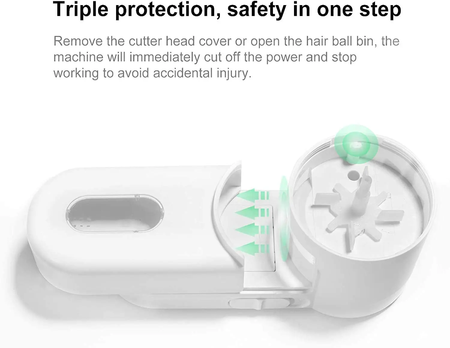 آلة قص المنسوجات الكهربائية المحمولة الملابس الشعر الكرة المتقلب مع ستة شفرات لإزالة الشعر الكرة كفاءة مع Usb الشحن