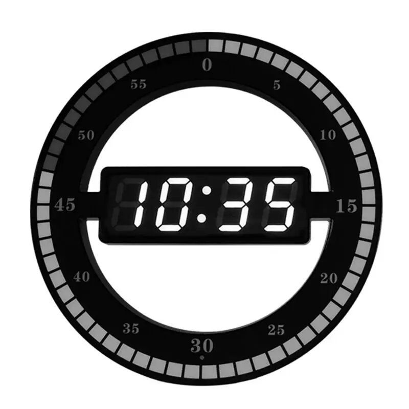 Digital Circle Clock Wall Clock