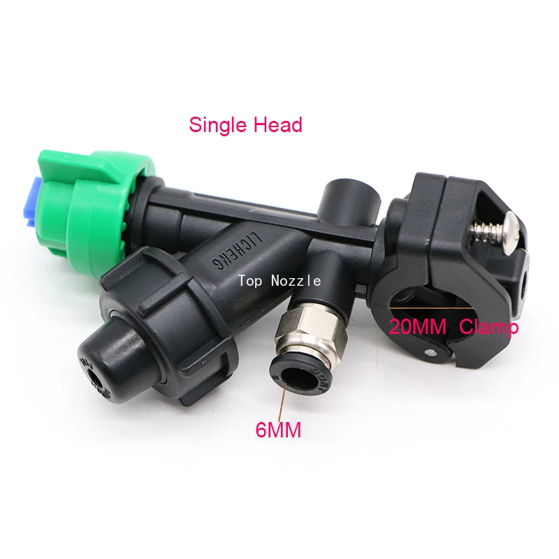 20MM Clamp Agricultural  Drone Sprayer with 6mm 8mm Quick Plug Plant Protection Sprayer Nozzle 110 Degree Flat Fan Nozzle Spray