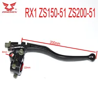 Palanca de Embrague para Motocicleta, Empuñadura de Freno, Accesorios para Motocicleta Zongshen RX1 ZS150-51 ZS200-51, para Ciclón 150cc 200cc, Dirt Bike, Pit Bike