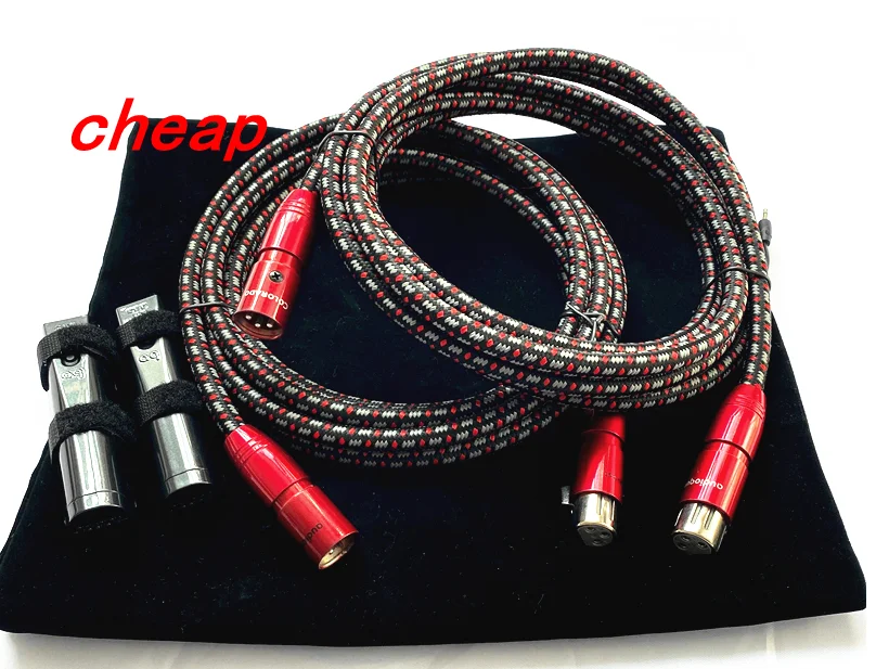 Free Shipping---Hi-End COLORADO XLR Interconnect Audio Cables with 72V DBS