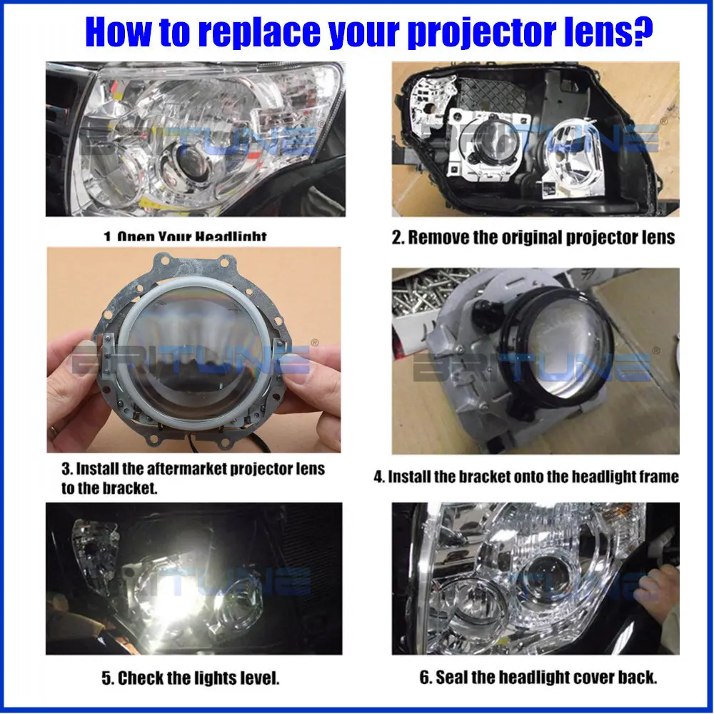 Installation Bracket Mount Frame For Mitsubishi Pajero Wagon IV Van SHOGUN Headlight Hella Bi-xenon Projector Lens Accessory