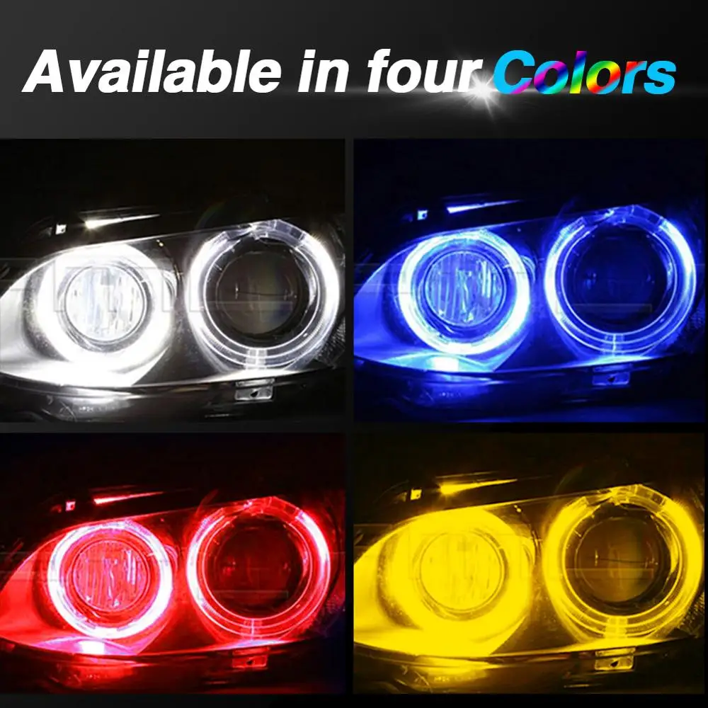 2pcs CANbus for BMW E87 E60 E61 E63 E64 E65 E66 E83 E53 525i 525Li 530i 530Li 545i 550i led angel eyes demon eyes suitable