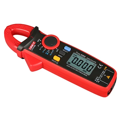 UNI-T UT210D Digital Clamp Meter Multimeter Handheld RMS AC/DC Resistanc With Temperature,Send Two Test Lines.