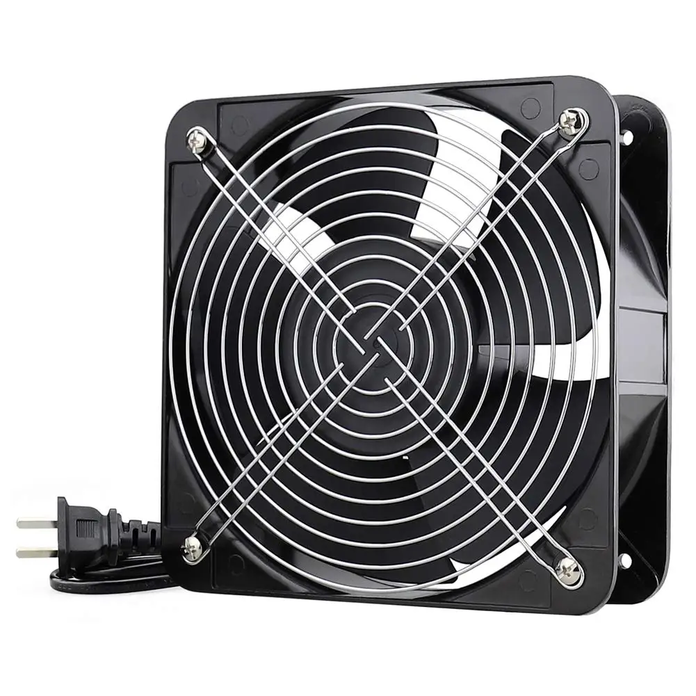 

GDSTIME 200MM AXIAL Fan 20060 110V 120V AC 20CM Fan, Ventilation Exhaust Projects Cooling Fan