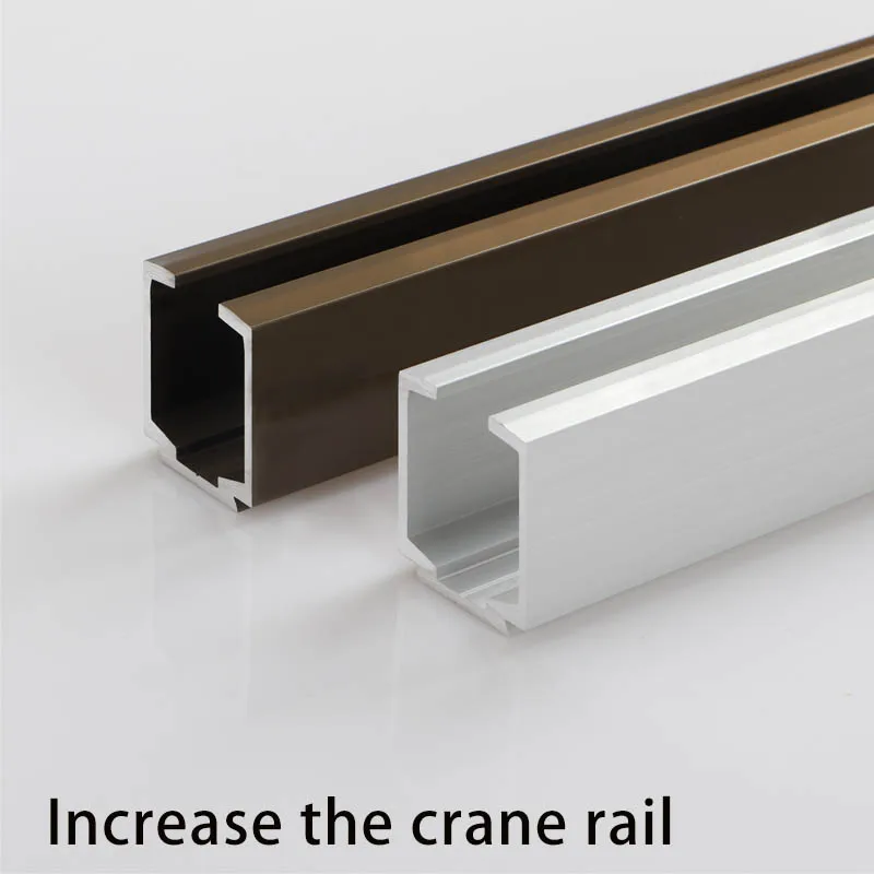 TOPKNORR  Sliding Door Heavy Line Wooden Door Hanging Rail Pulley Kitchen Door Bathroom Slides