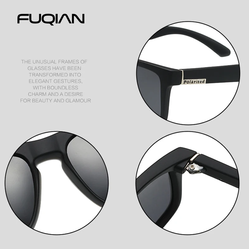 Gafas de sol polarizadas con estilo para hombre y mujer, lentes de sol Vintage antideslumbrantes para senderismo, pesca, conducción y Deportes