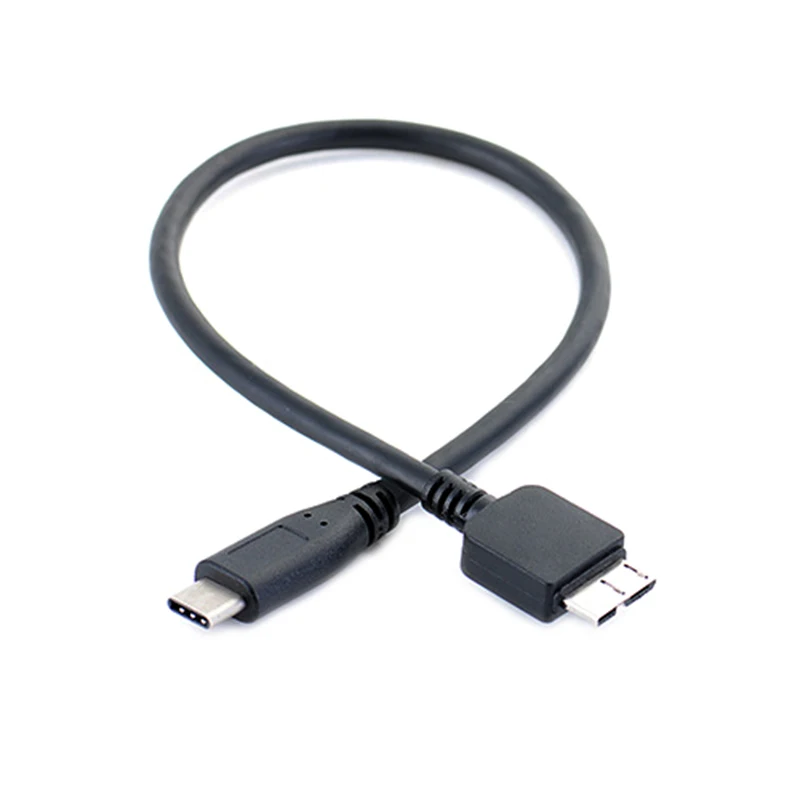 

30cm Type C to Micro USB3.0 B Male OTG Data Sync Charger Converter Cable for PAD mobile tablet otg external removable hard disk