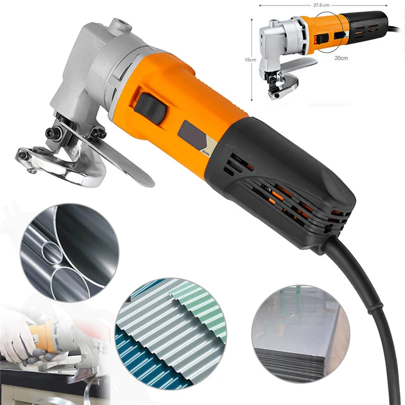 TAIMIMEI 500W 220V Heavy Duty Electric Sheet Metal Shear Cutter Nibbler Cutter Metal Cutting Tools 2600r/min Durable