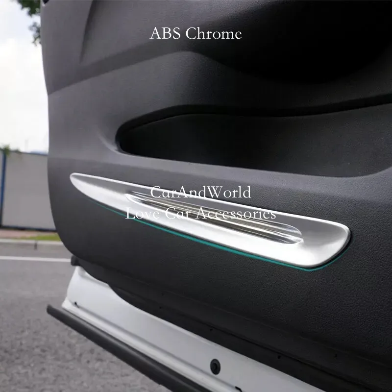 

For Honda CR-V CRV 2012-2015 2016 Interior Door Board Body Trims Strips Cover ABS Chrome Sticker Garnish Car Accessories