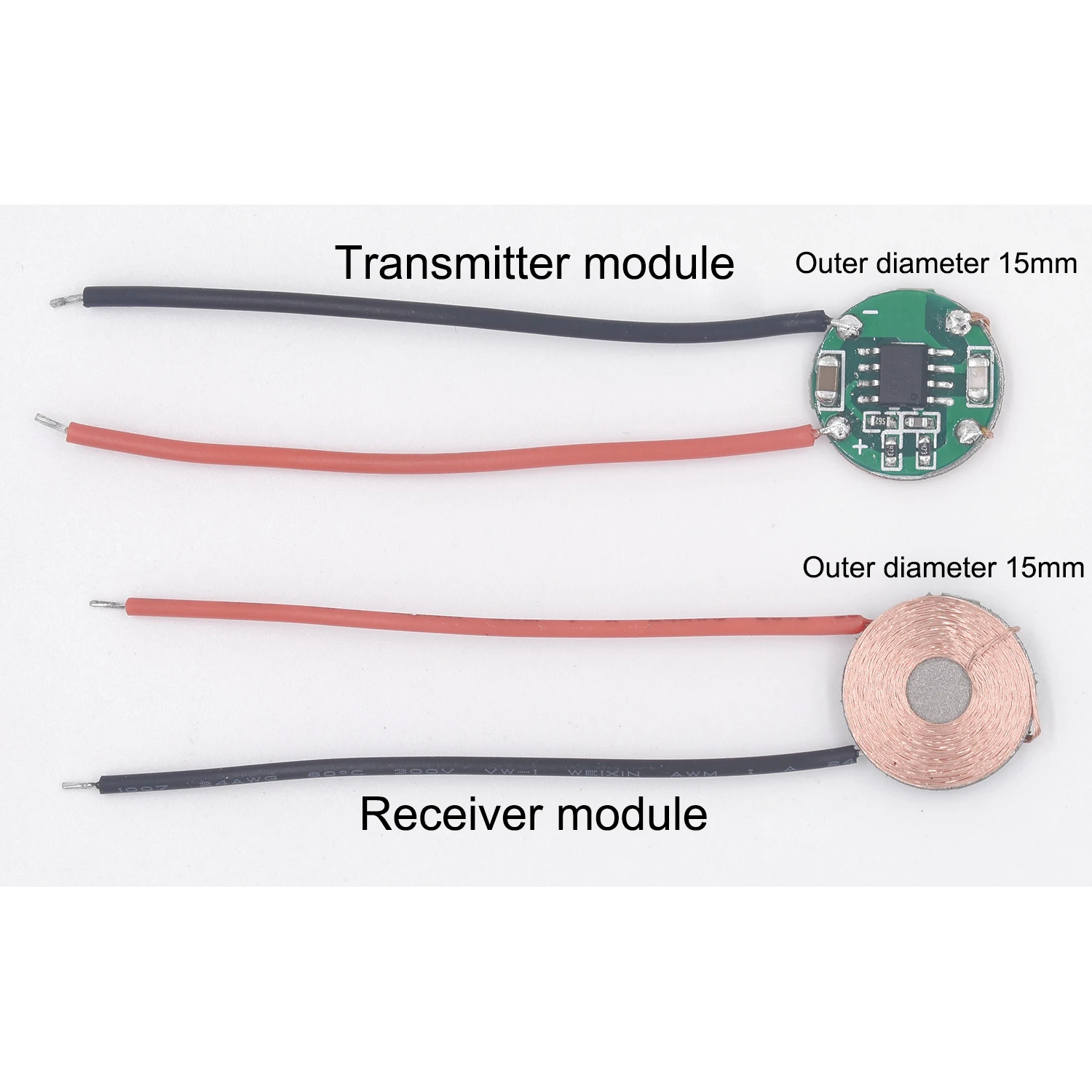 15mm Kleine Spule Überlagert Drahtlose Lade Modul Drahtlose Netzteil Modul Für Lösung Schaltung