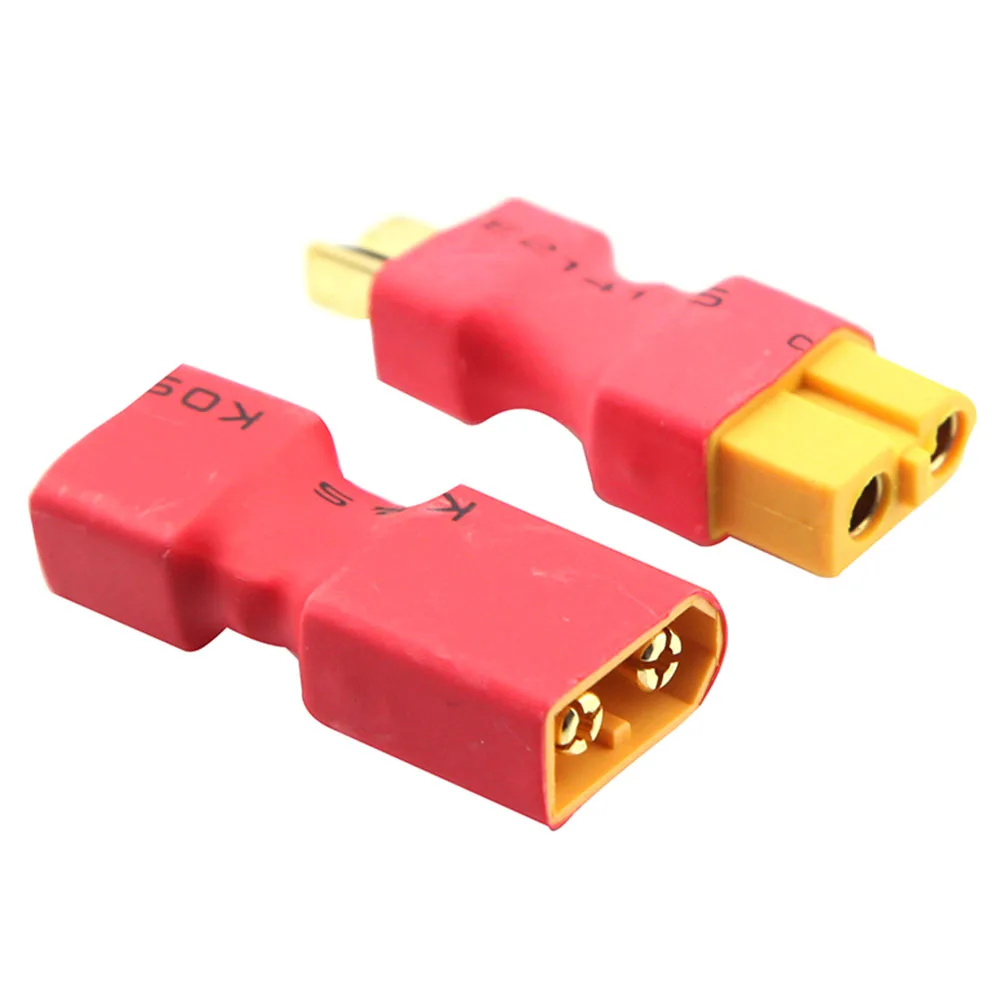 

1pcs T Male Female Plug to XT60 Adapter Converter For RC Helicopter Quadcopter LiPo Battery Plug Connector