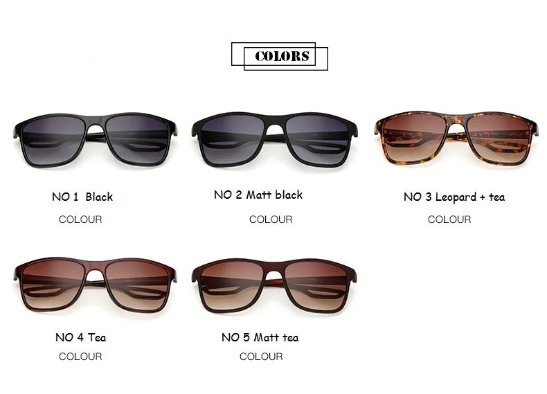 NEW  Fashion  Sunglasses Men Driving Sun Glasses For Men Brand Design High Quality Mirror Eyewear Male