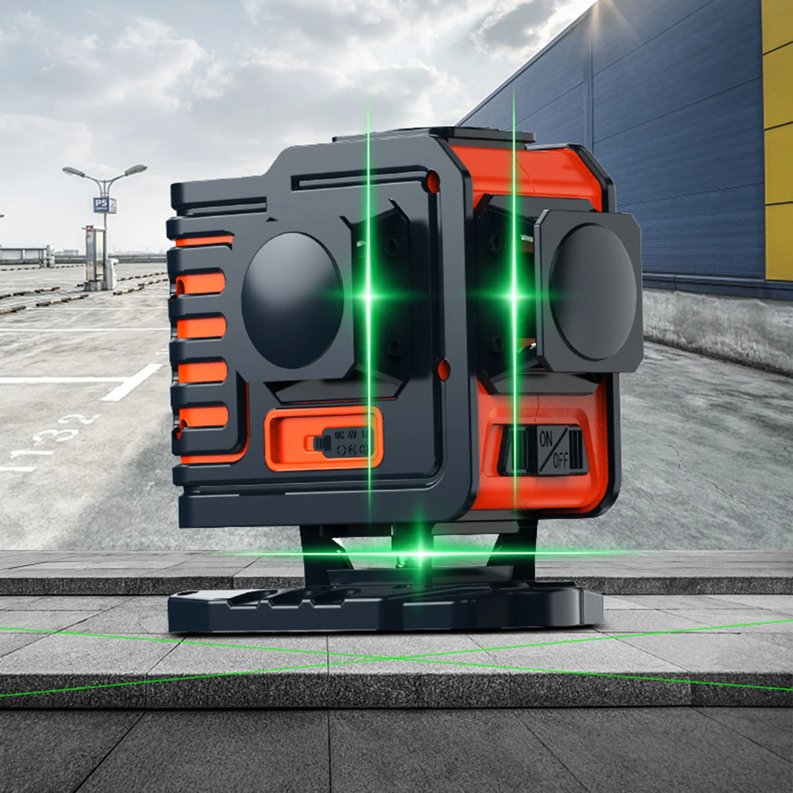 Laser Level 12 Lines 3D Level Self-Leveling 360 Horizontal And Vertical Cross Super Powerful Green Laser Beam Line