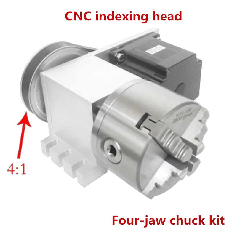 

The Fourth Axis Of The Engraving Machine (A Axis, Rotary Axis, CNC Indexing Head) 86 Motor (4:1)