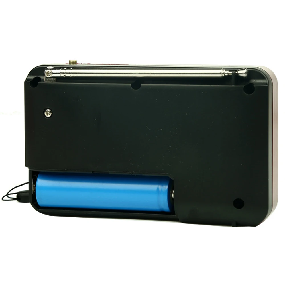 محمول صغير محمول قابل لإعادة الشحن متعدد الوظائف رقمي FM USB TF مشغل MP3 لوازم أجهزة مكبر الصوت في الهواء الطلق