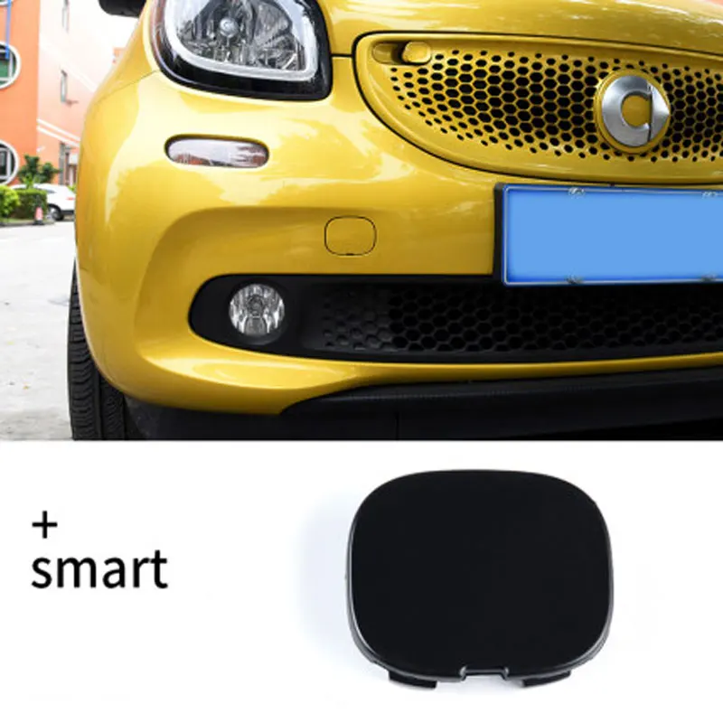 Auto Front Rear Bumper Tow Hook Eye Coupler Trailer Cover For Smart Fortwo Forfour 453 451 Car Accessories Exterior Styling