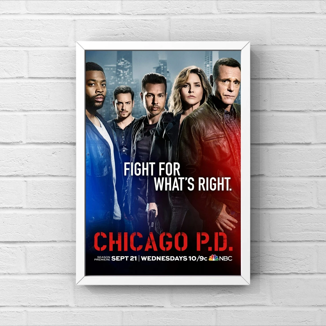 Chicago PD, Movie Poster Canvas Picture Print Home Wall Painting Decoration (No Frame)