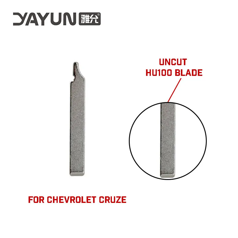 YAYUN AKBLB950 Cruze Smart Prox Remote Emergency Insert Car Key Uncut HU100 Key blank blade LXP-T004 & LXP-T00 For Chevrolet