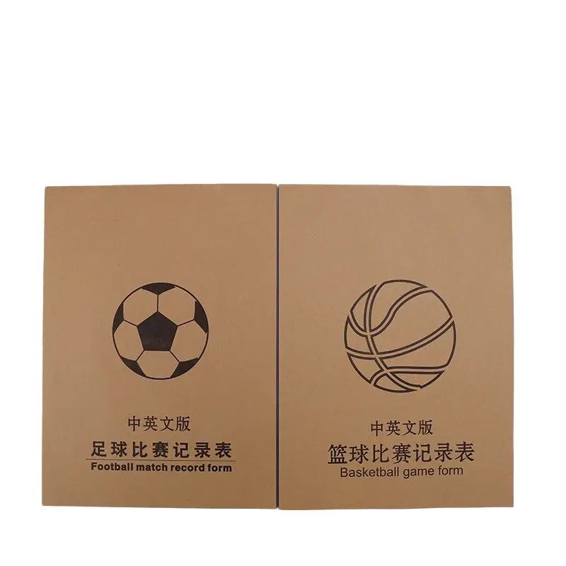 High quality Football basketball scoresheet Sheet for recording game scores and foul record both Chinese and English version