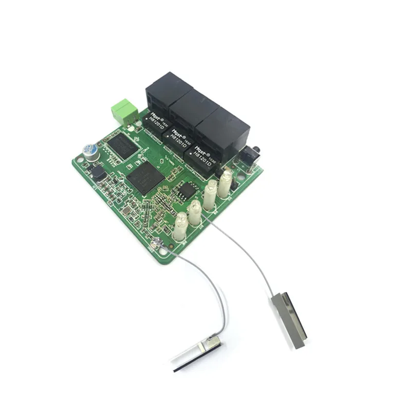 3 포트 10/100Mbps 무선 이더넷 라우터 모듈 모듈 이더넷 PCBA 보드 OEM 마더 보드 용 이더넷 라우터 모듈 설계