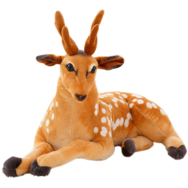 

Dorimytrader 35'' / 90cm Spotted Deer Stuffed Soft Plush Giant Realistic Animal Toy Great Baby Gift Free Shipping DY60649