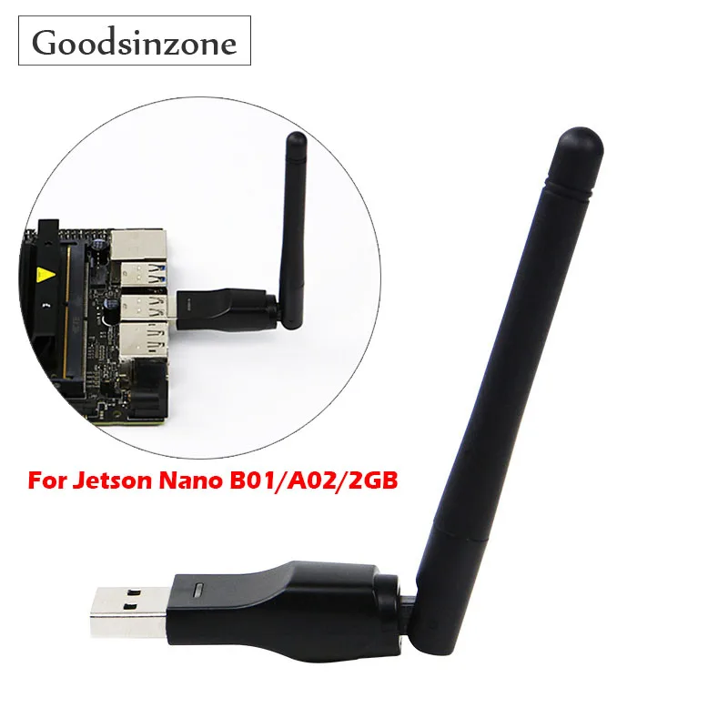 Jetson Nano USB WIFI Wireless Network Card 2.4G WIFI Antenna 150M Suitable For Jetson Nano B01/A02/2GB Raspberry Pi 4/Pi 3