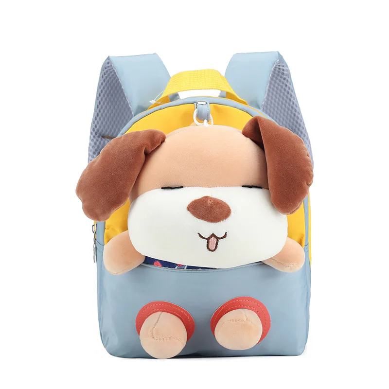 2024 New Plush puppy kids backpack girls lightweight preschool backpack Cartoon cute backpack small children\'s kindergarten bags