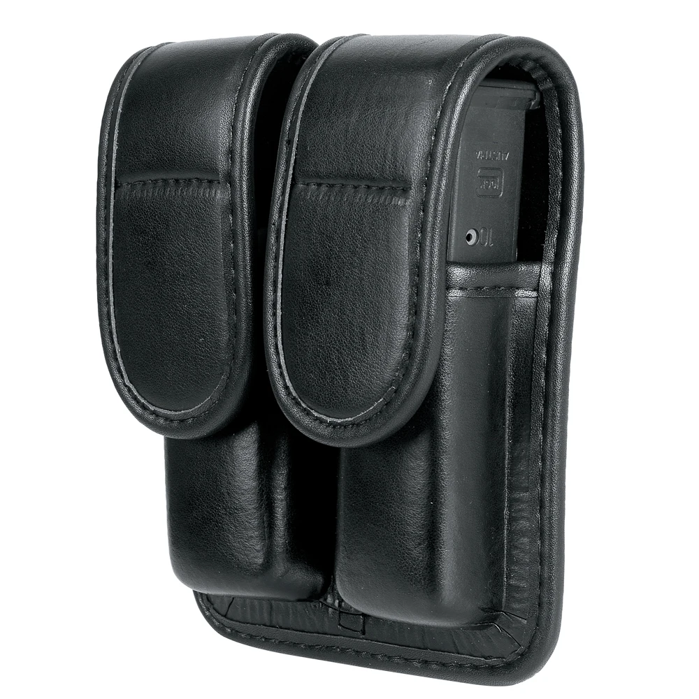 MOLDED Double Mag Pouch Holster With Double and Single Stack Magazines .380, 9mm & 40 Cal for S&W M&P Ruger Glock Walther H&K