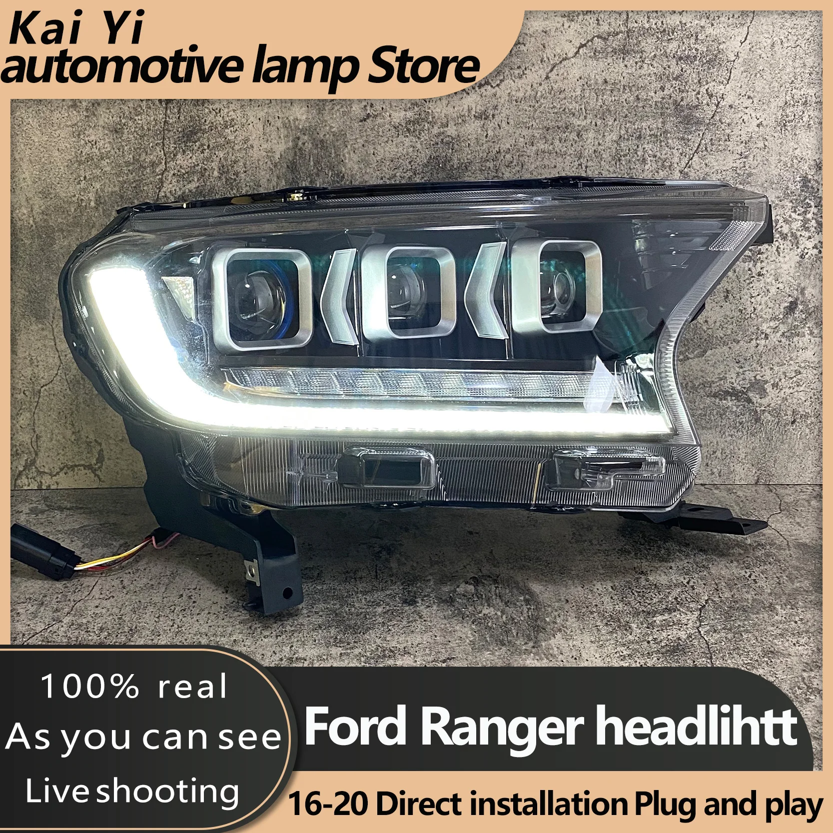 Land Auto Styling Voor Everest Koplampen 2016-2020 Ranger Led Koplamp Streven Koplamp Drl Led Beam Auto Accessoires