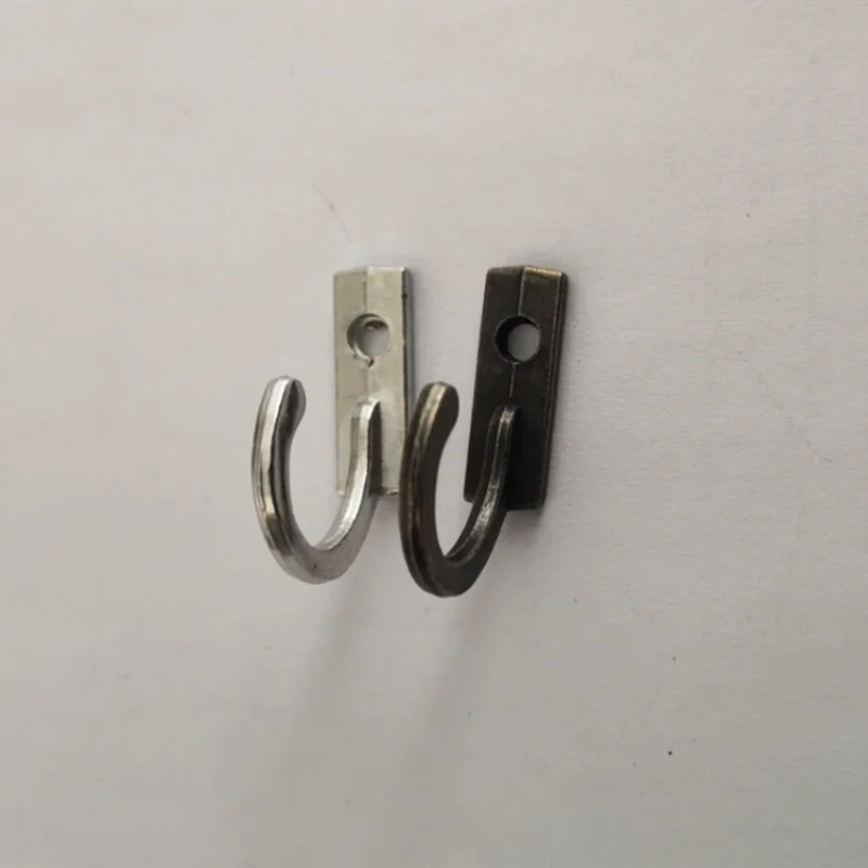 10pcs Alloy Small Green Bronze Single Row Hook Single Hole Hook Mini Hook Coat Hook Wall Hook Extra Small Single Hook