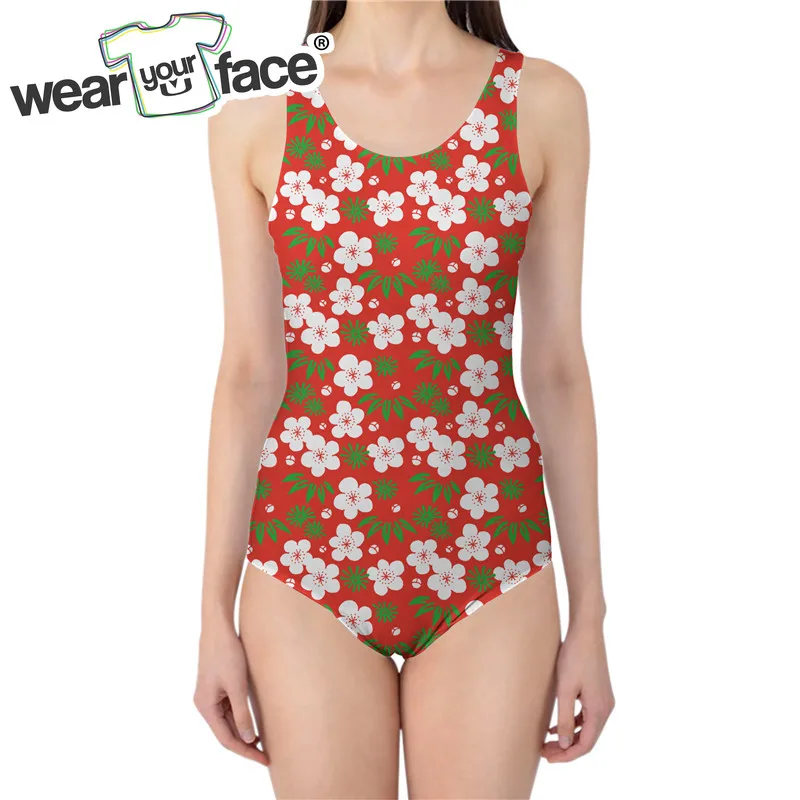 

Flowers Colorful One-Piece Suits 3D All Over Printed One Piece Swimwear Hipster Beach Sportswear Summer Women Swimsuit