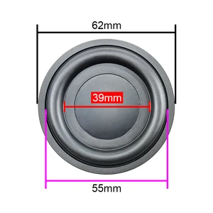 GHXAMP 고무베이스 라디에이터 수동 라디에이터 스피커 우퍼 진동 멤브레인 30.5mm 40mm 50mm 75mm 85mm 새로운 2pcs 10 최고의 판매 수동 라디에이터베이스 - №4