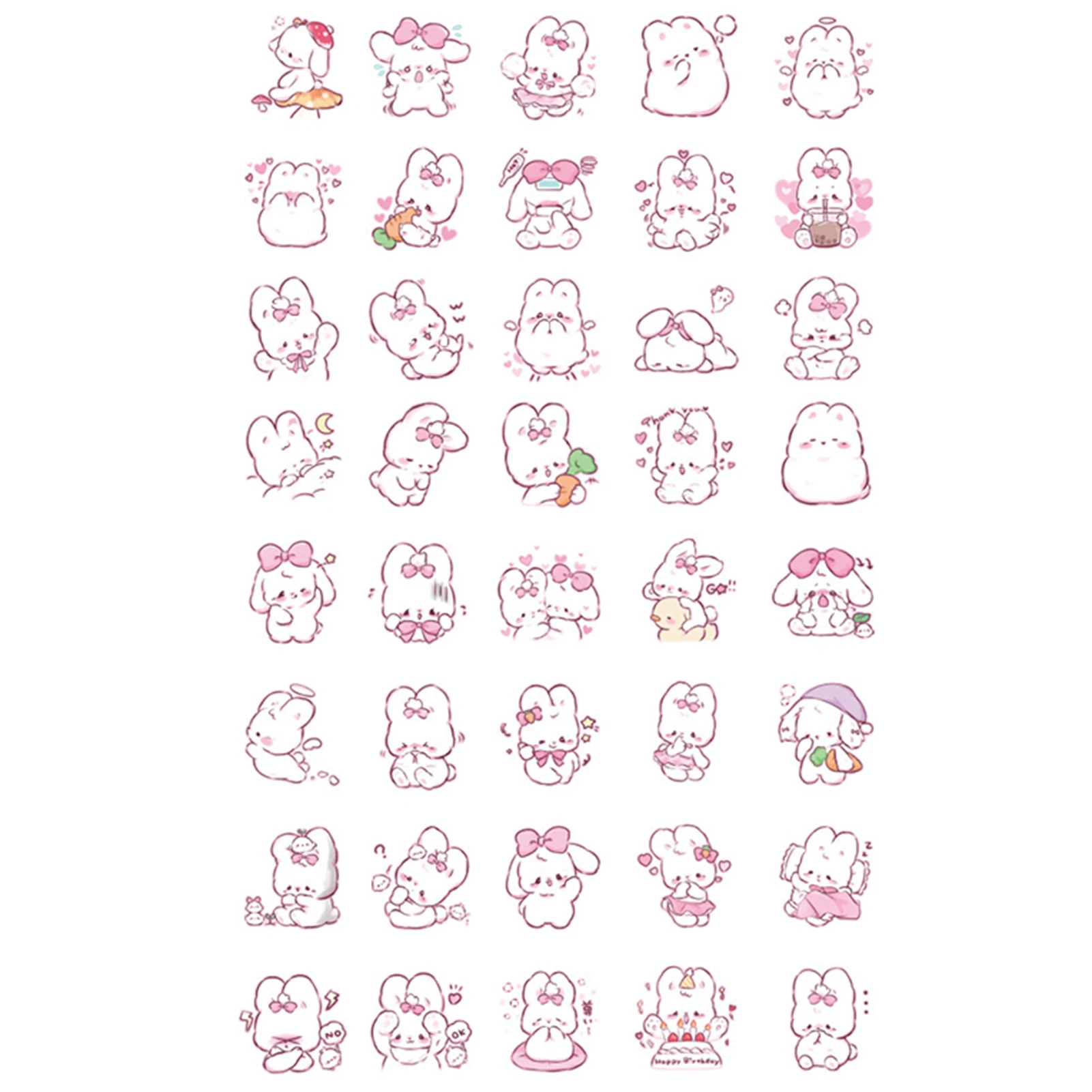 Sticker Scrapbooking Supplies Beautiful Adhesive Decorative Sticker For Gift Packaging Notebooks Sticker Office School Supplies