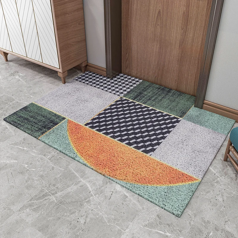 

Hallway Door Mat Carpet Can Be Cut Shape Kitchen Mat Bathroom Mat Anti-slip Dustproof Home Mats Carpet Custom Entrance Door Mat