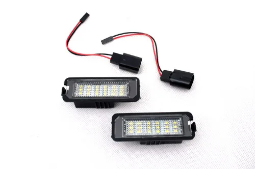 

LED License Plate Lights (W/O CANBUS Load Resistors) For VW Volkswagen EOS