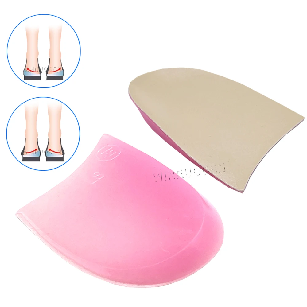 WINRUOCEN plantillas ortopédicas para piernas, Corrector de silicona para talón, dolor de rodilla, arco, Valgus, Varus