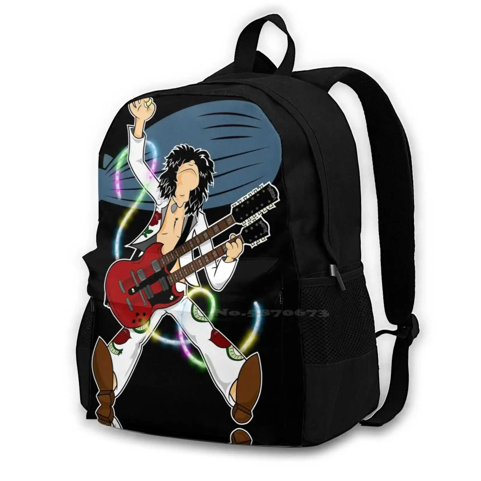 Mochila dura para estudantes, laptop, bolsa de viagem, guitarra, guitarra, estudante