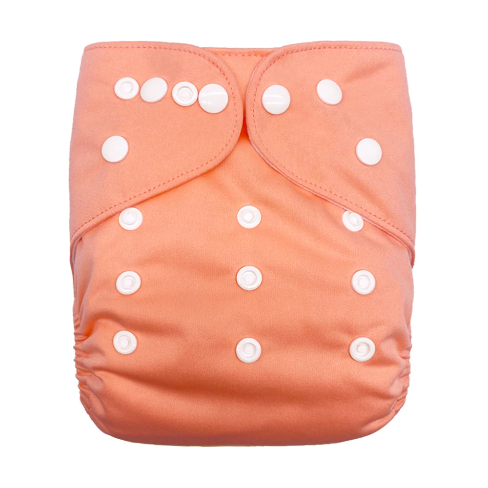 Goodbum Solid Color Washable Adjustable Cloth Diaper Pocket Nappy