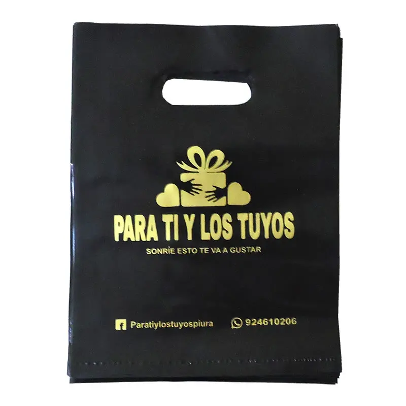 Gift Plastic Bags, Custom Packaging and Shopping Print Logo, 15x20cm