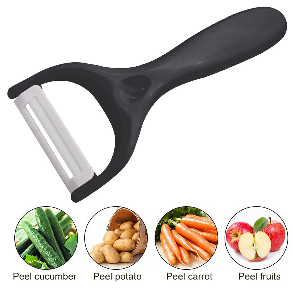 

Ceramic Fruits Vegetables Peeler Creative Cutlery Peeler Vegetable Cutter Cooking Tools Kitchen Scraper Skin Remover Accessories